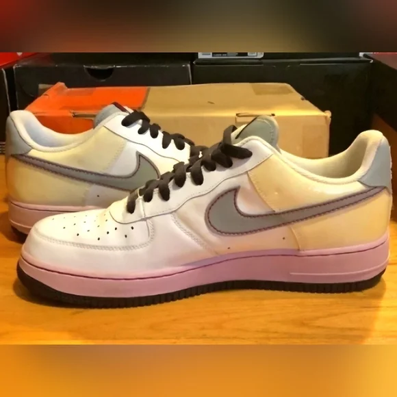 Nike Air Force 1 AF1 Low VINTAGE 2007 SILVER DOLL Men’s Size 10.5 Wmns Size 12 - Picture 8 of 11